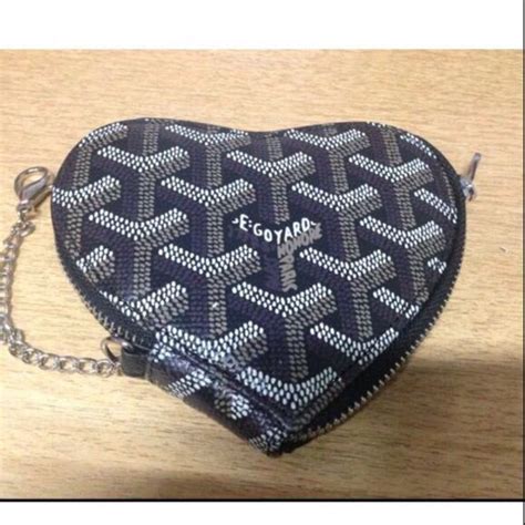 goyard heart coin purse|yellow goyardine handbags.